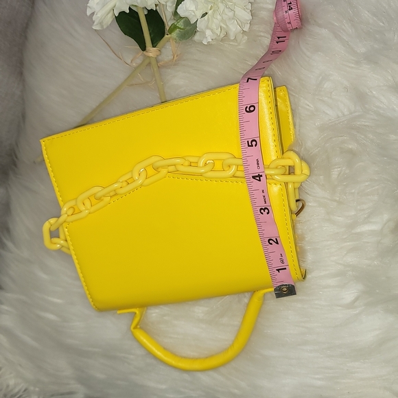 SHEIN Shoulder/ Cross Body Chain Bags Yellow, Hot Pink, and Lilac Bundle - Picture 5 of 8